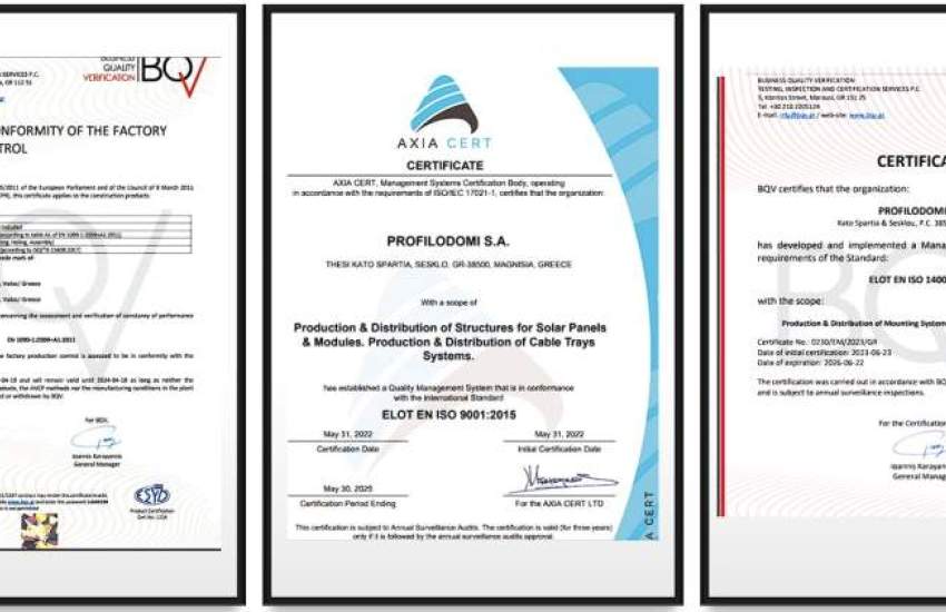 profildomi certifications 