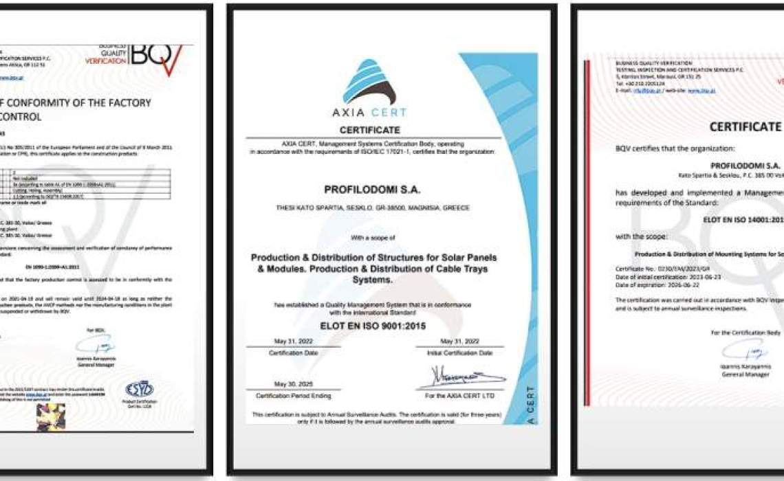 profildomi certifications 